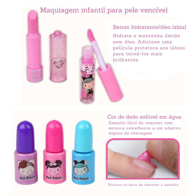 Maleta de maquiagem infantil - MAKE KIDS